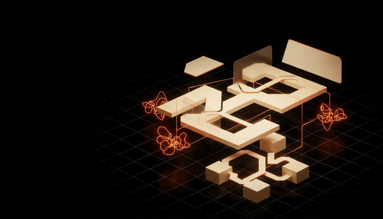 Editorial illustration for “Beyond Labour: Uncovering the Full Cost of Manual Workflows”