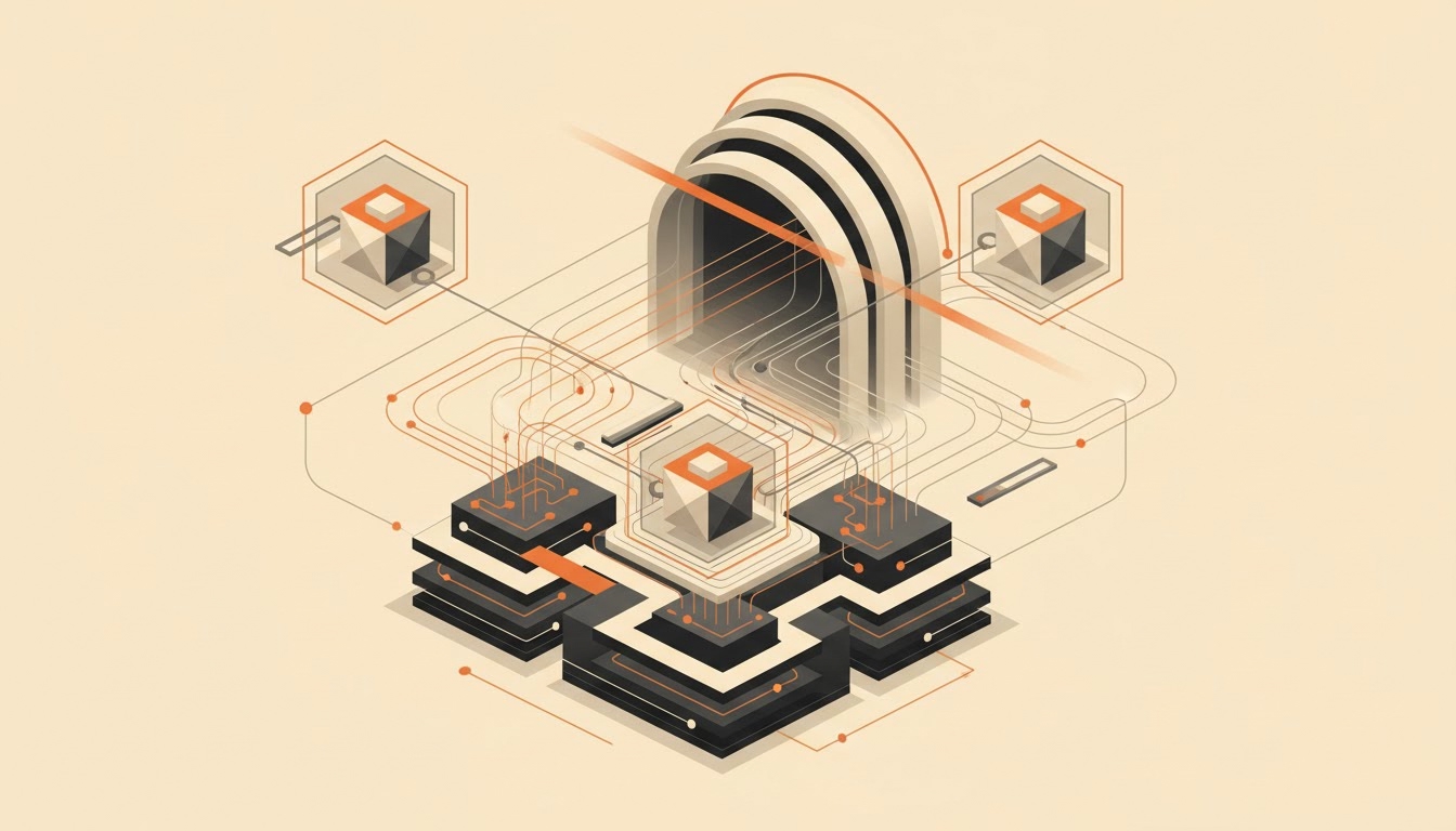 Illustration éditoriale pour « Choisir la Bonne Intervention d'Agent IA : Au-delà de l'Automatisation Simple »