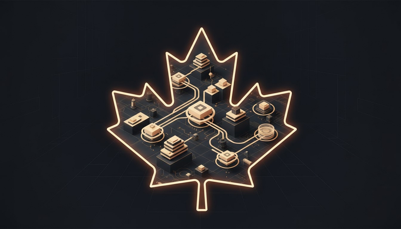 Editorial illustration for “Designing Your AI Governance Framework in Canada: A Workflow Decision Guide”