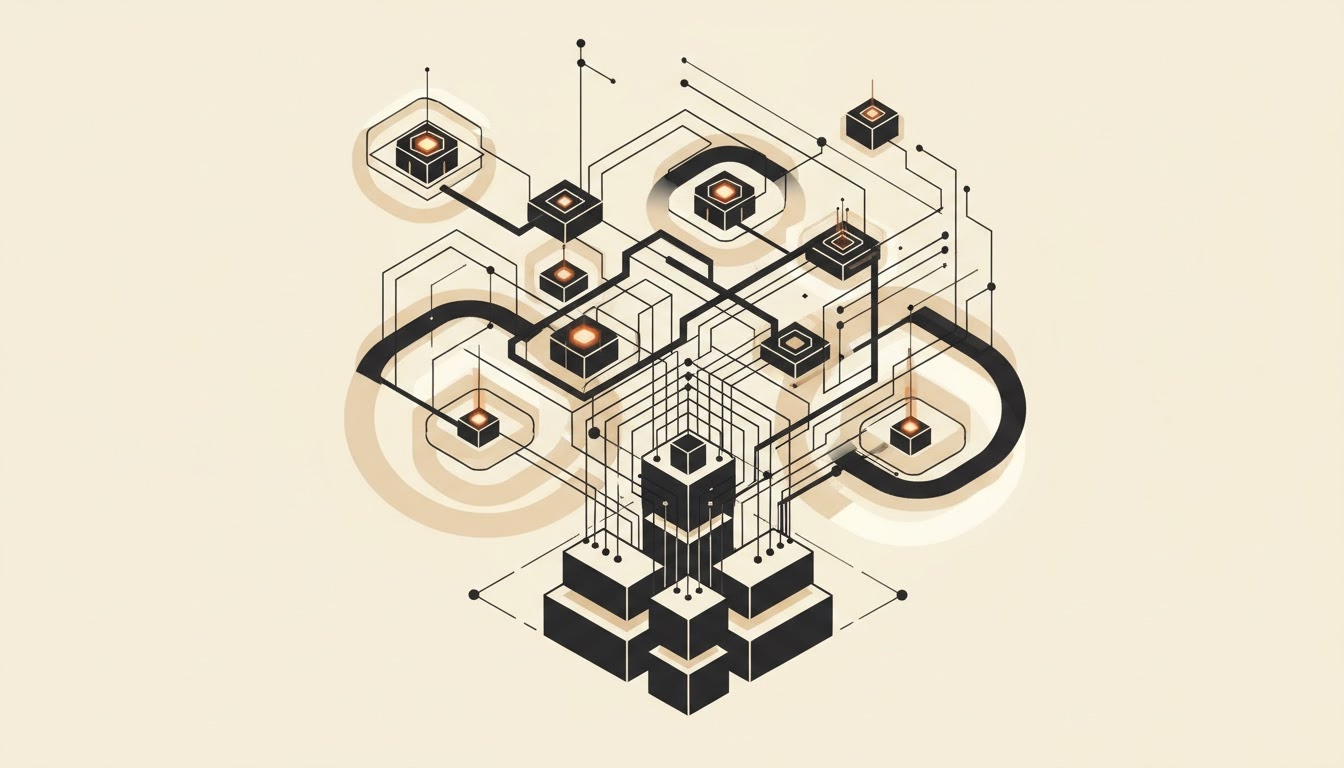 Illustration éditoriale pour « Évaluer les Modèles de Livraison d'Agents IA : Un Cadre de Gouvernance pour Décideurs Opérationnels »