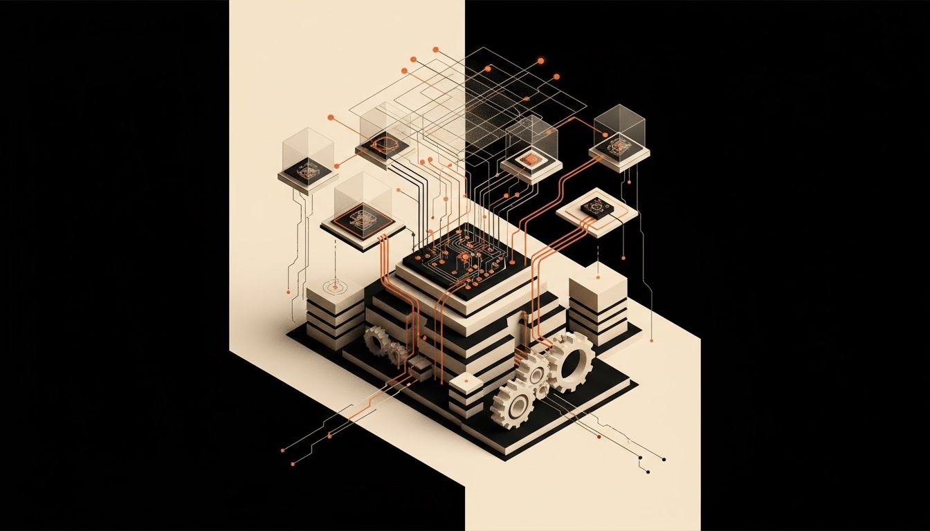Illustration éditoriale pour « Le Coût Caché de l'Inaction : Évaluer le Manque à Gagner de la Non-Automatisation des Processus »