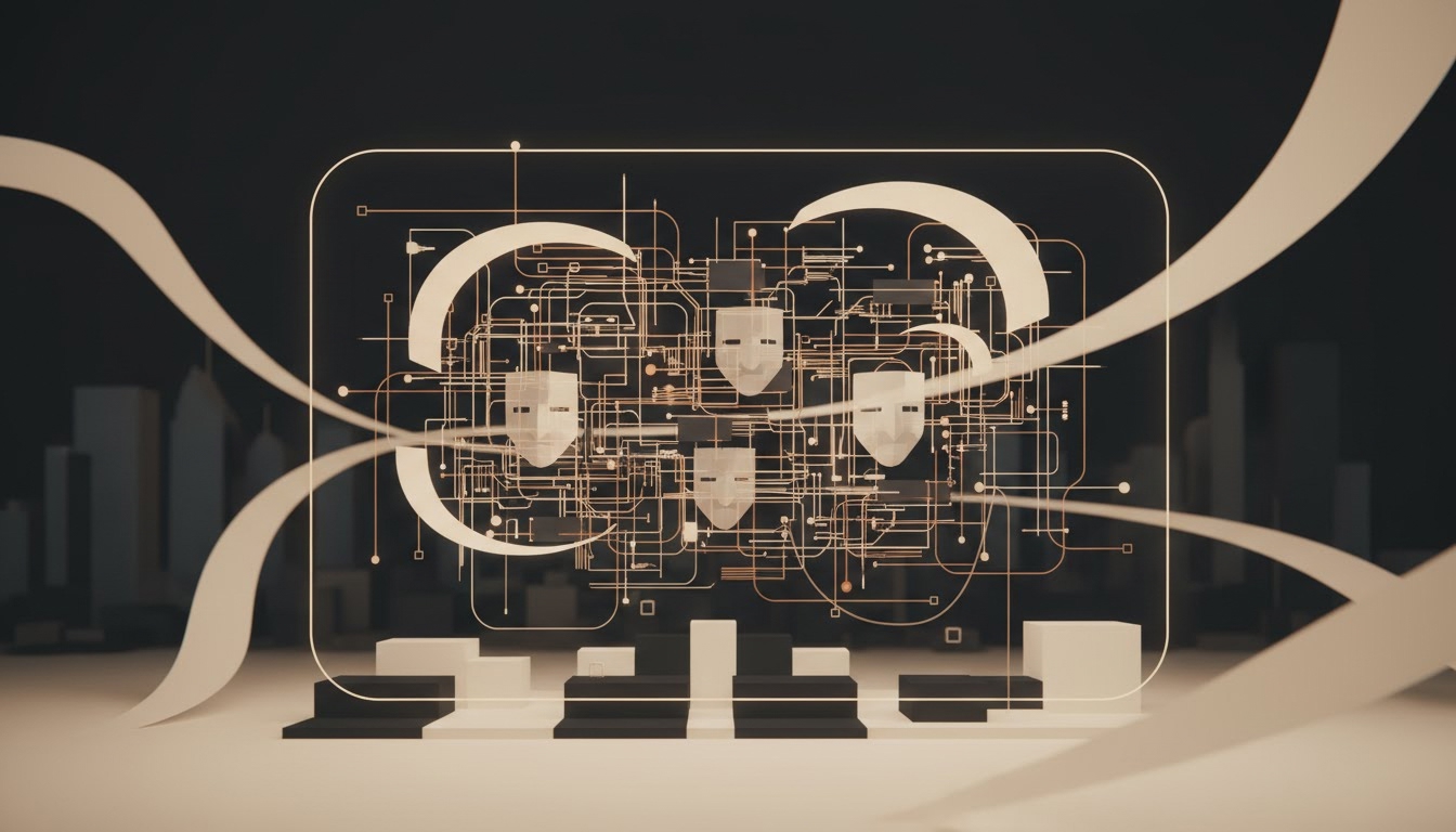 Illustration éditoriale pour « Le Coût Réel de l'Inertie : Évaluer la Non-Automatisation des Flux de Travail »