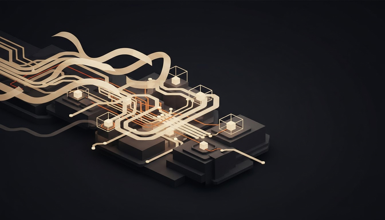 Illustration éditoriale pour « Le Vrai Coût de l'Inaction : Quantifier la Non-Automatisation des Processus »