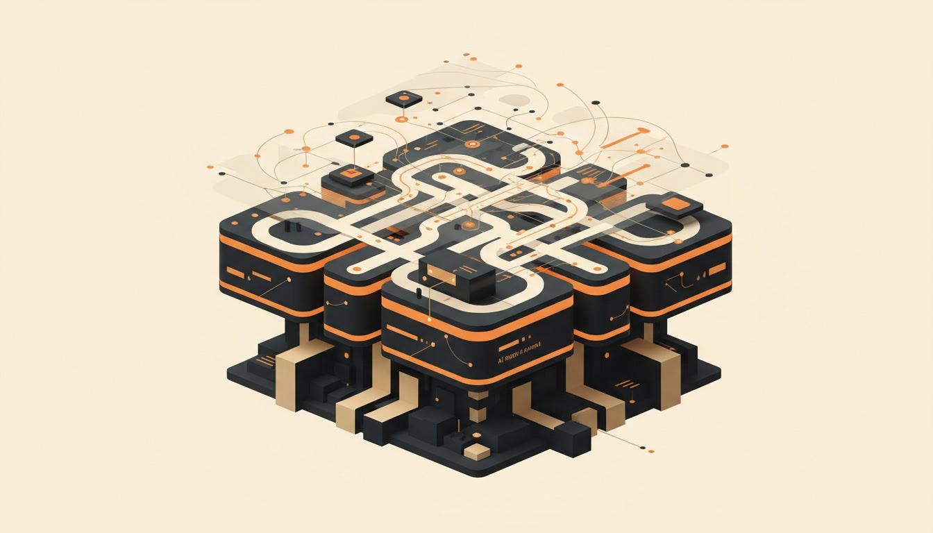 Illustration éditoriale pour « Optimiser les Flux de Travail avec les Agents IA : Un Cadre de Diagnostic Pré-Déploiement »